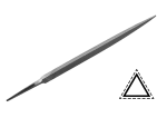 Напильник треугольный нормальный VALLORBE LP1360 длина 175 мм насечка №2, шт