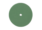 Резинка силиконовая EVE 802 колесо, 22*1 мм (зеленая полировальная) без держателя, шт