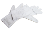 Перчатки микрофибра белые (размер M) двусторонние, пар