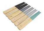 Набор наждачной бумаги на деревянном ригеле (6 видов), набор