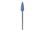 Резинка силиконовая EVE H1BL пуля, 5,5*15 мм (синяя шлифовальная) с держателем, шт